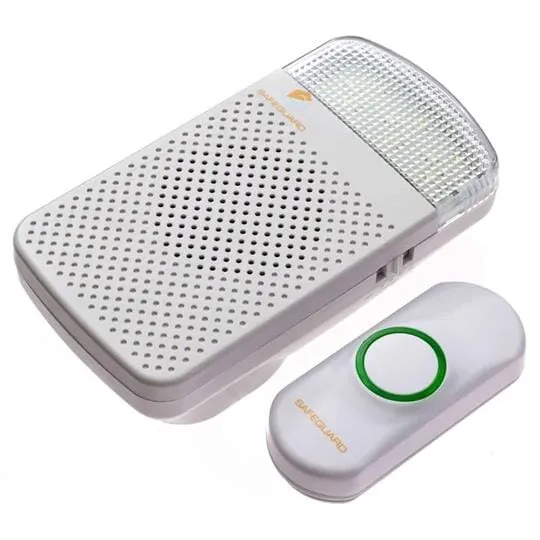 Wireless Doorbell   Flashing Strobe Receiver Kit from Safeguard Supply LRA-D1000S-L