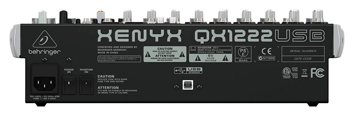 XENYX QX1222USB