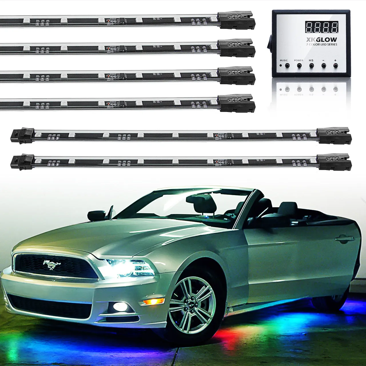 XKGlow Tubes 3 Million Color LED Accent Light Car/ Truck Kit - LED tubes