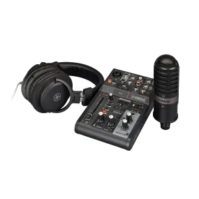 Yamaha AG03Mk2 LSPK USB Loopback Livestreaming Kit