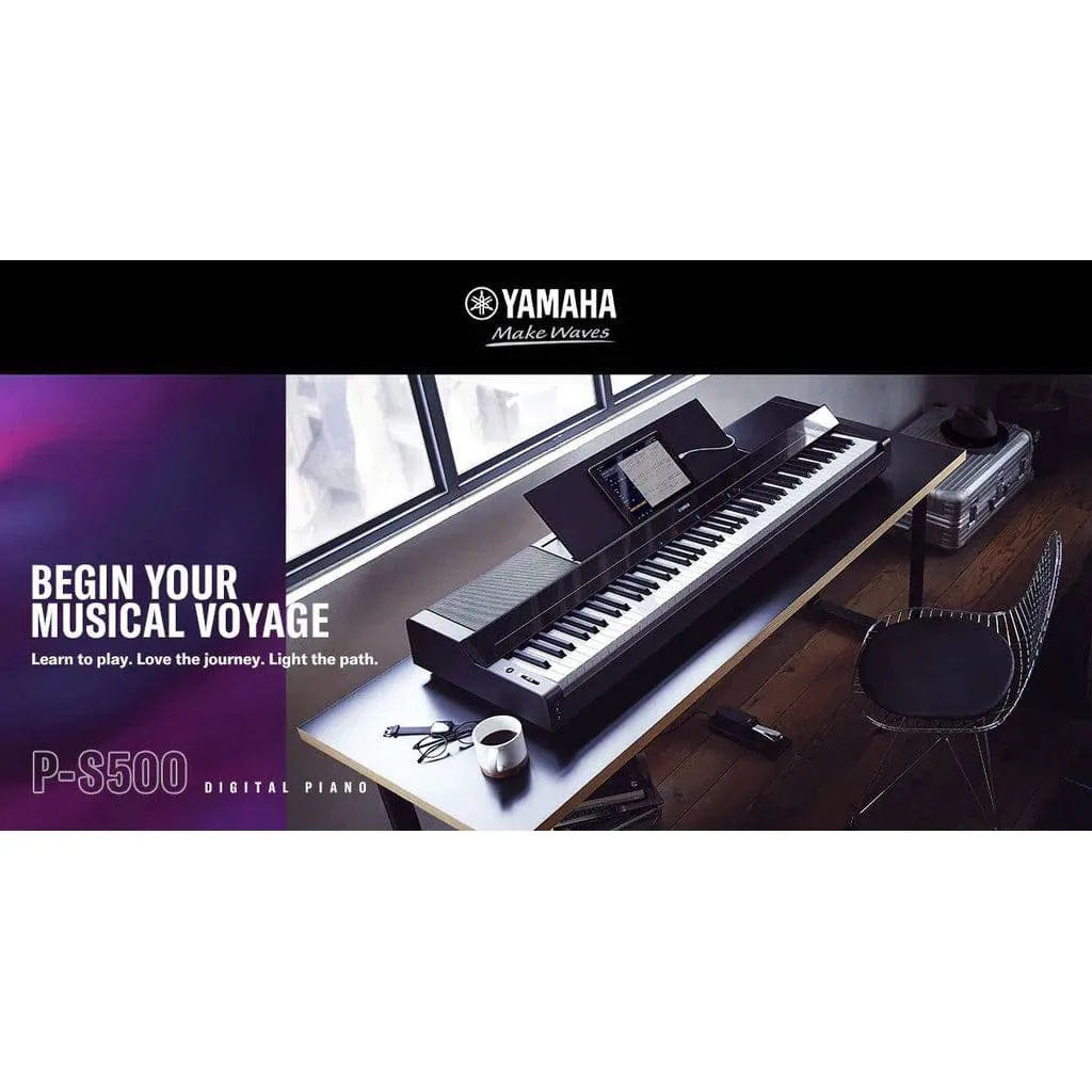 Yamaha PS500 88-key Smart Digital Piano - Black
