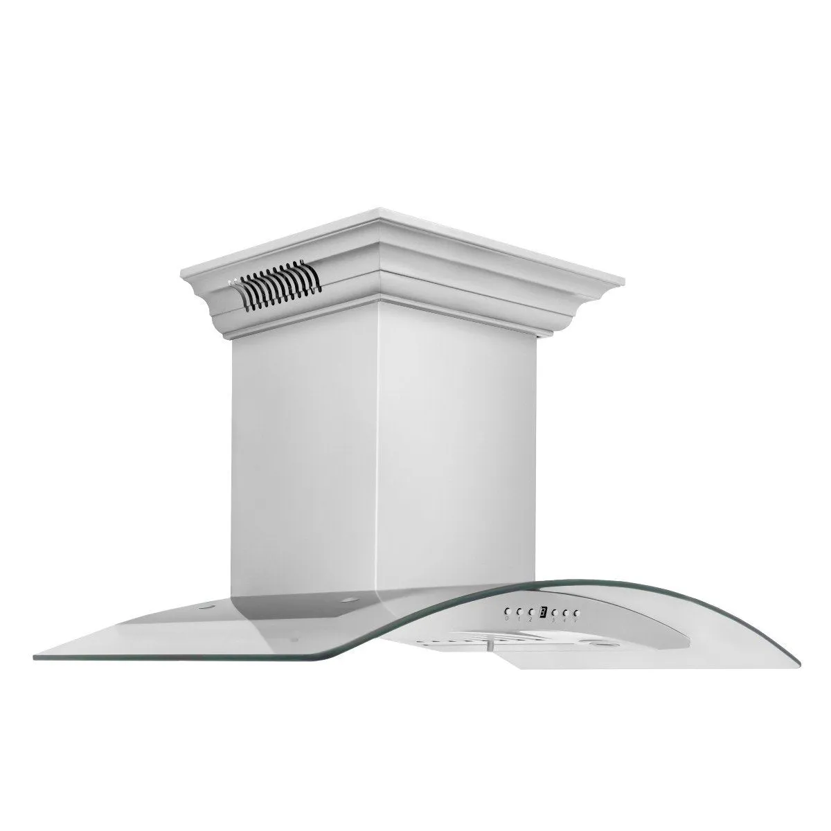 ZLINE 24-Inch Wall Mount Range Hood in Stainless Steel with Built-in CrownSound Bluetooth Speakers (KN4CRN-BT-24)