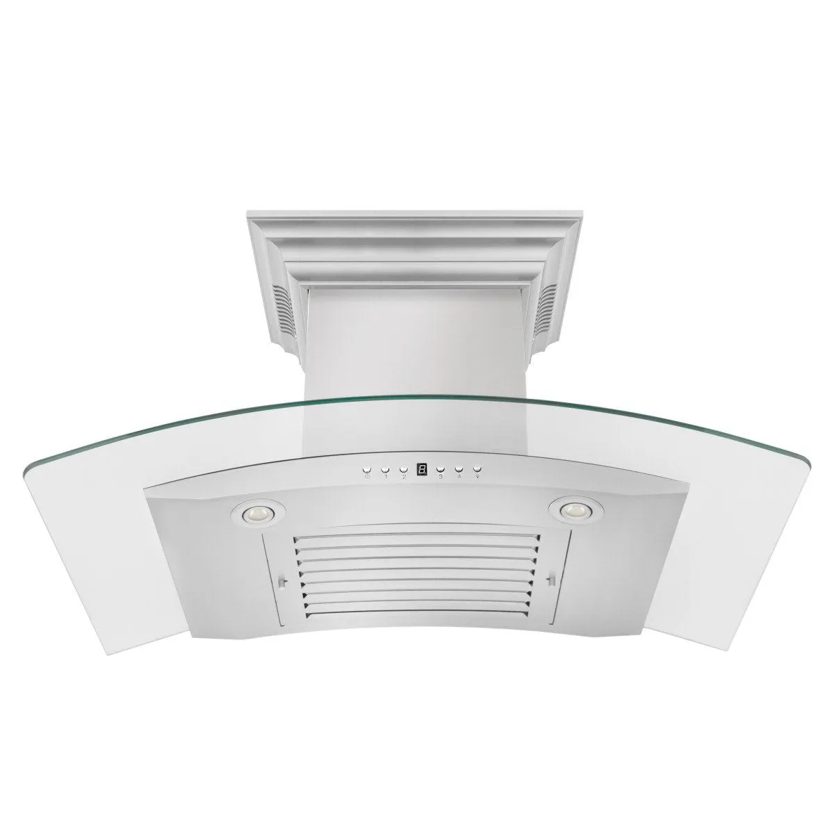 ZLINE 24-Inch Wall Mount Range Hood in Stainless Steel with Built-in CrownSound Bluetooth Speakers (KN4CRN-BT-24)