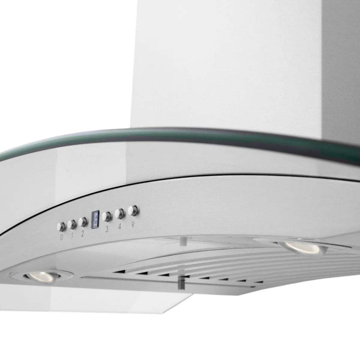 ZLINE 24-Inch Wall Mount Range Hood in Stainless Steel with Built-in CrownSound Bluetooth Speakers (KN4CRN-BT-24)