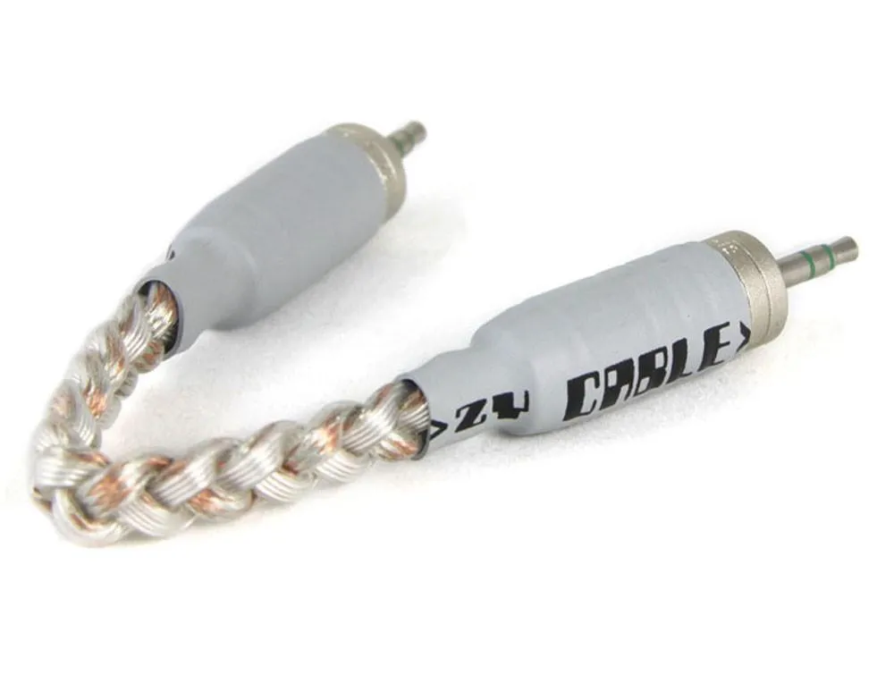 ZY HiFi Cable 3.5mm Male to Male Stereo Audio Cable Noah's Ark   Plug Canare F12 ZY-009 Silver